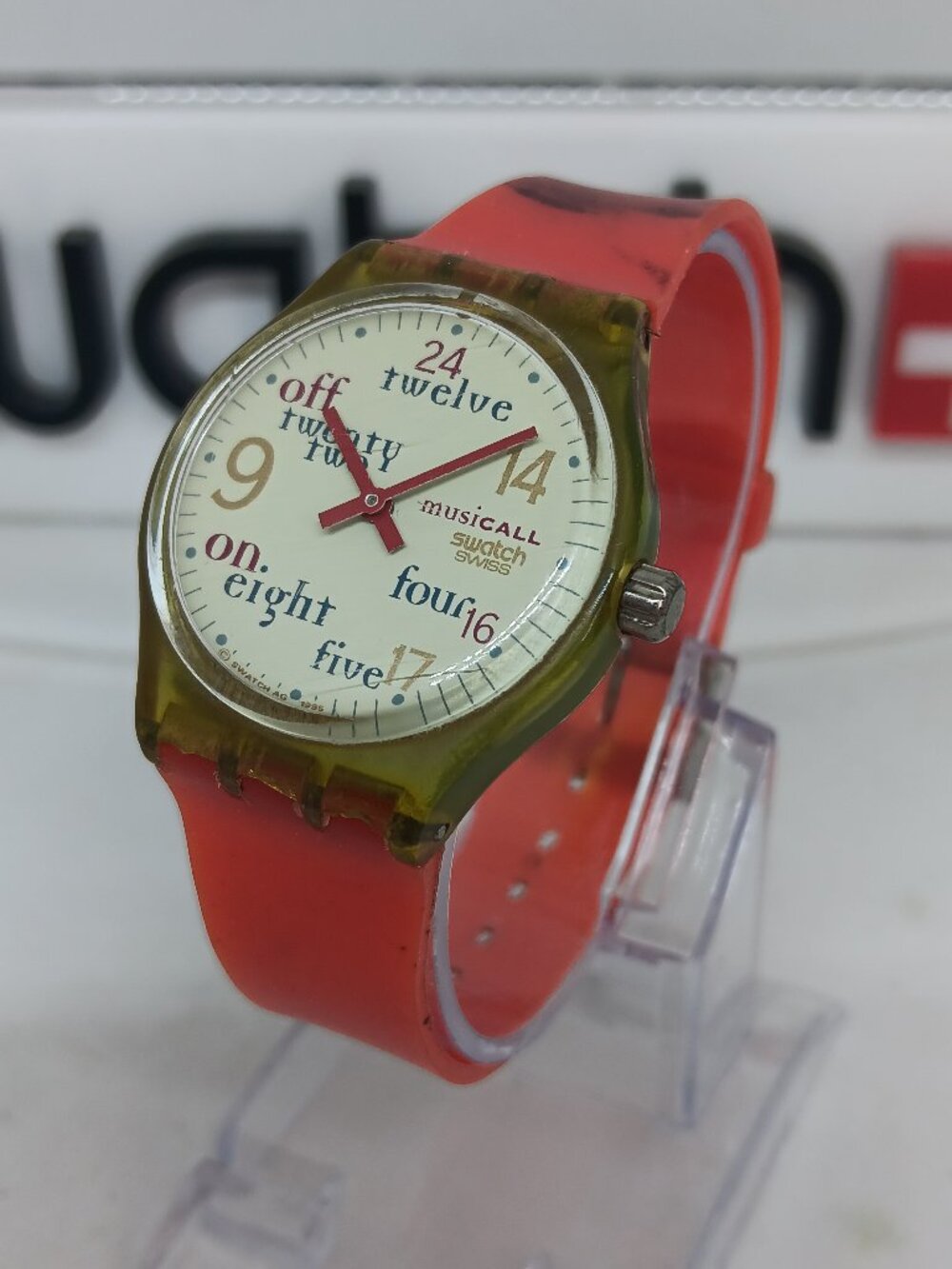VINTAGE 1996 Swatch Musicall SLM110 "Jam Session" Unisex 34mm Swiss Watch